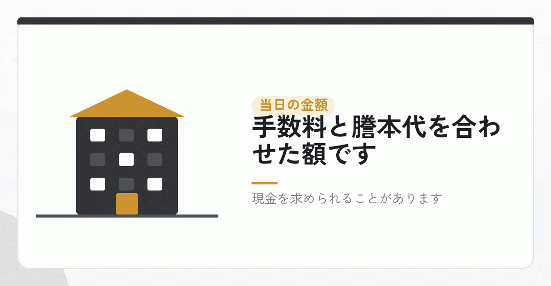 定款認証の当日に払う金額を、先に決めておくを表したイラスト