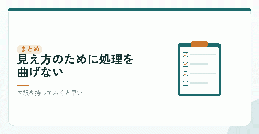 まとめ：正しく処理して、説明できるようにしておくを表したイラスト