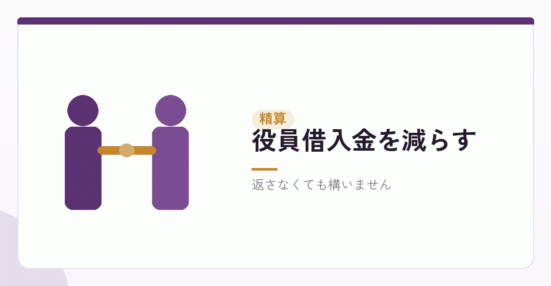 4.立て替え分を返す場合の仕訳を表したイラスト