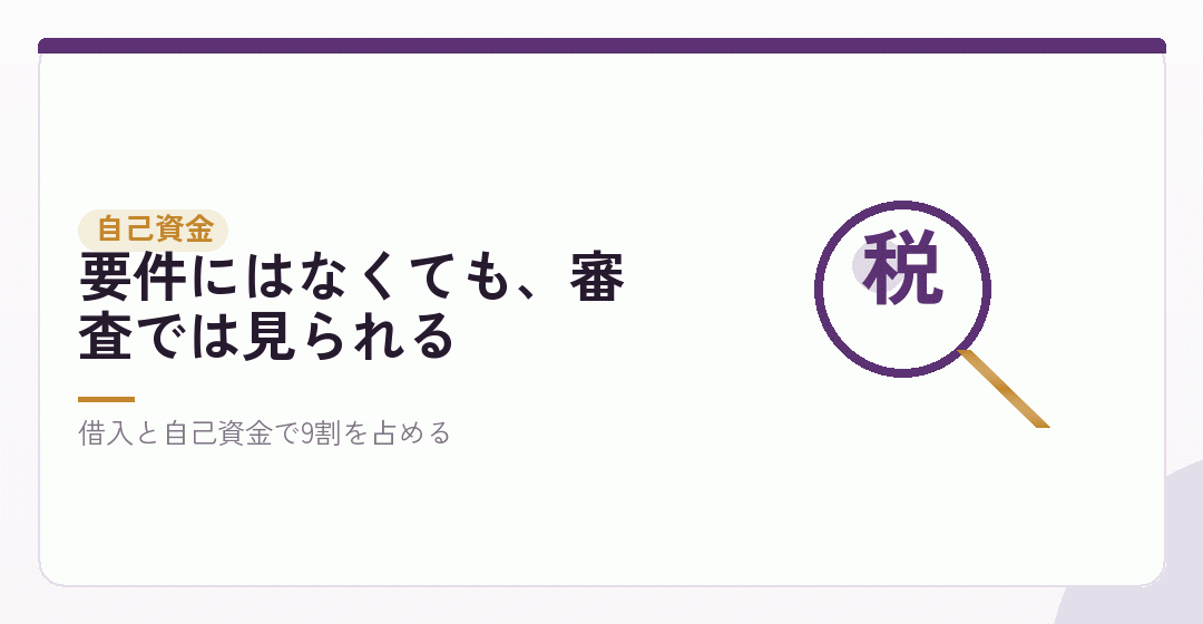 自己資金なしで借りられるか。開業時の資金調達の平均から考えるを表したイラスト